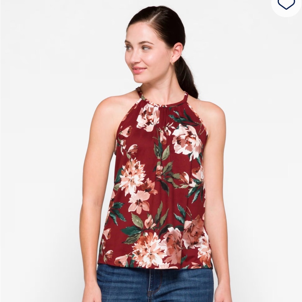 Papermoon's Samala Halter Knit Women’s Tank Top XL blouse summer stitch fix